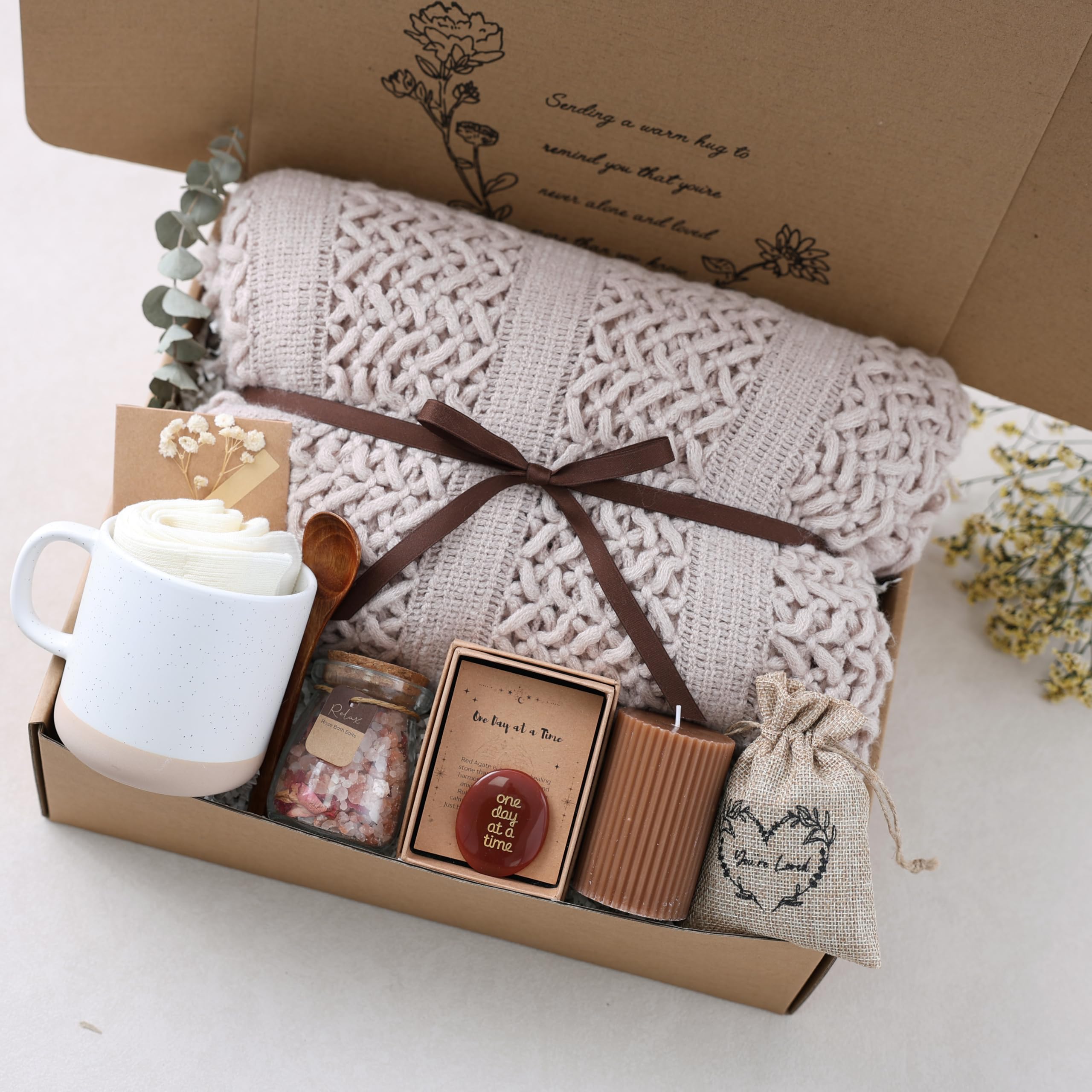 Amazon.com: Get Well Soon Gift Baskets for Women - Earth Tone Self